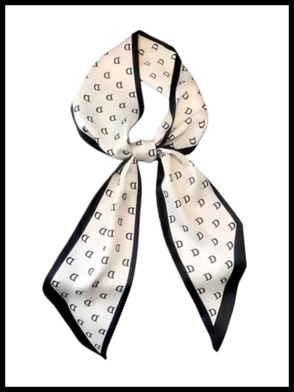 Skinny Scarf 58" Long Lightweight Silk Feeling Neck Hair Purse Belt Wrap